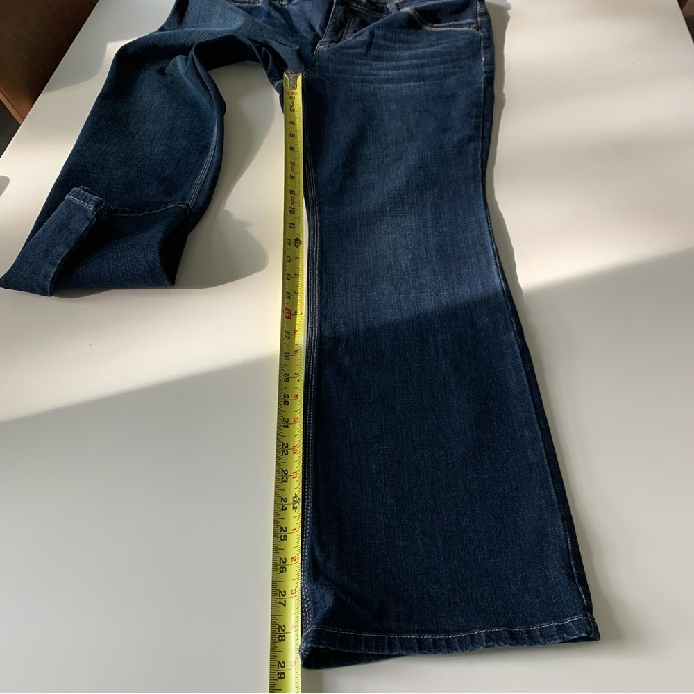 Chico's So Slimming Dark Blue Boot Cut Jeans - Picture 8 of 8